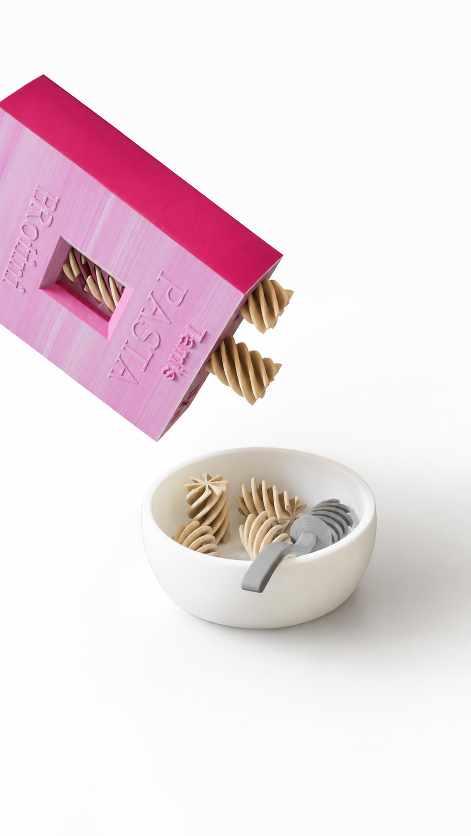 3D Pasta Box – Rotini