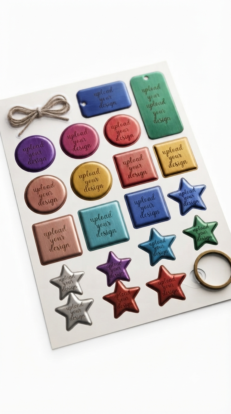 custom 3D sticker sheet