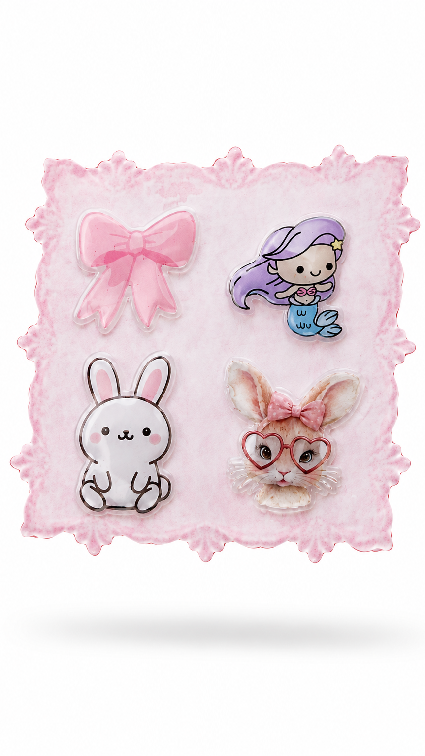 Pastel Dreams 3D sticker sheet